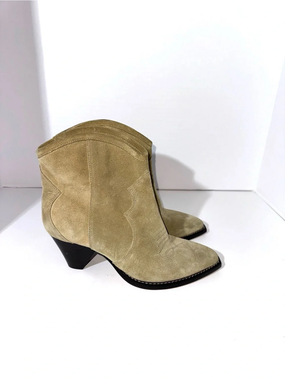 Isabel Marant Darizo Suede Western Boots